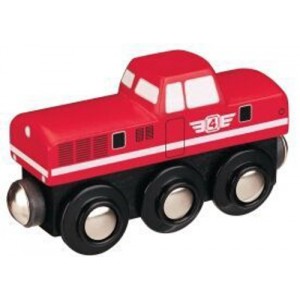 Dieselová lokomotiva - červená, Maxim 50815
