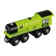 Parní lokomotiva - zelená