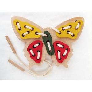 Motýl - provlékací hračka