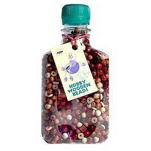 Mix perlí hnědo-přírodní v lahvi
